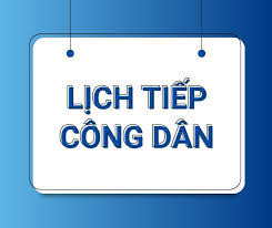 Thông báo lịch tiếp công dân của TTYT năm 2026